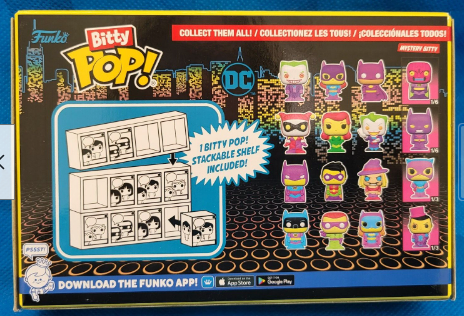 SDCC COMIC CON 2023 DC BATGIRL, BATMAN, THE RIDDLER AND 1 MYSTERY BITTY POP ty Pop LE4000