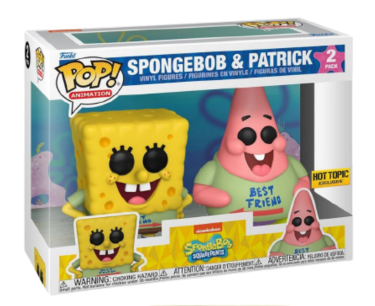 2 pack Spongebob & Patrick