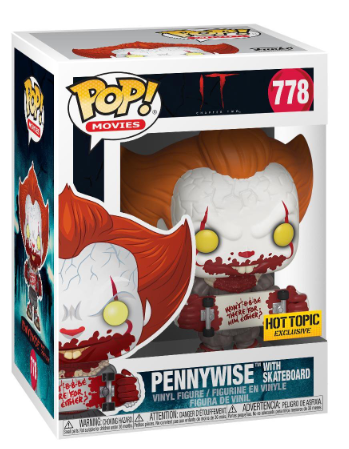 #778 Pennywise with Skateboard