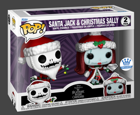 2 Pack Santa Jack & Christmas Sally