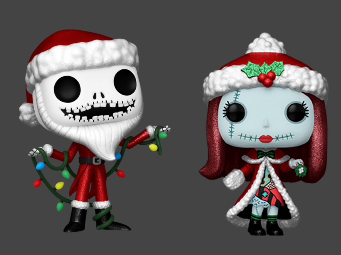 2 Pack Santa Jack & Christmas Sally